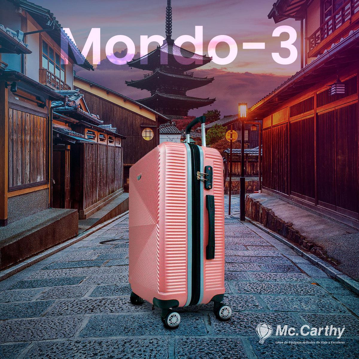 Maletas de viaje, maletas para cabina en ABS modelo Mondo-3