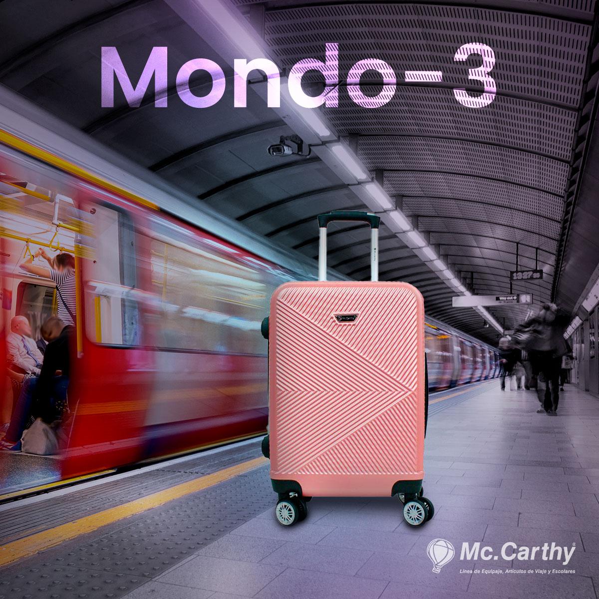 Maletas de viaje, maletas para cabina en ABS modelo Mondo-3