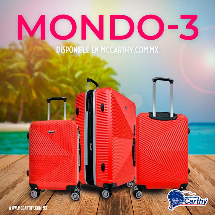 Set de maletas de viaje ABS Modelo Mondo 3