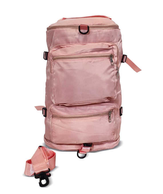 MALETIN DEPORTIVO CON ZAPATERA MCCARTHY  MODELO MB-1 ROSA