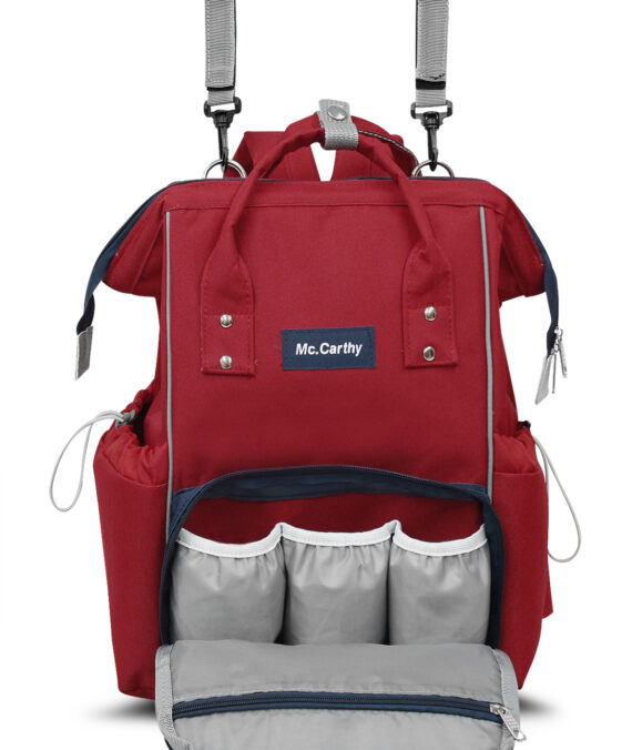 PAÑALERA BACK PACK MCCARTHY  MODELO PAN-16 ROJO/AZUL