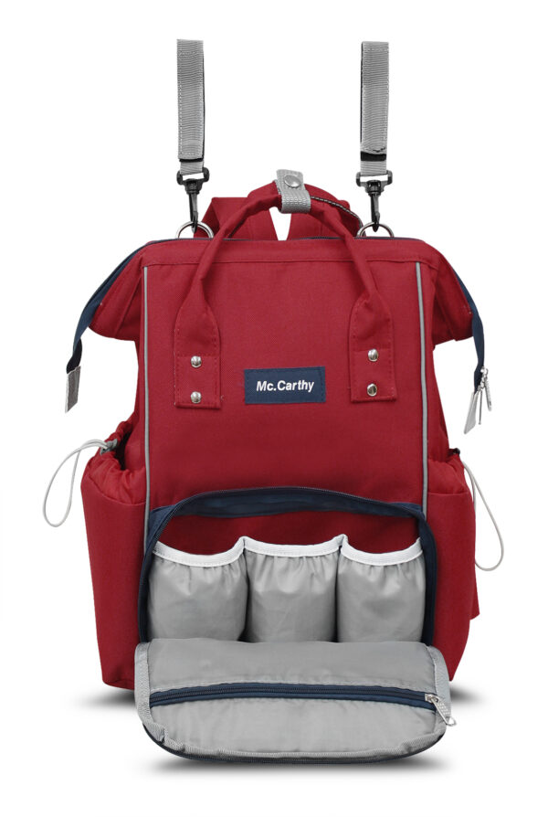 PAÑALERA BACK PACK MCCARTHY  MODELO PAN-16 ROJO/AZUL - Imagen 2