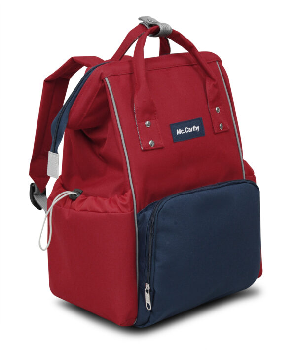 PAÑALERA BACK PACK MCCARTHY  MODELO PAN-16 ROJO/AZUL - Imagen 3