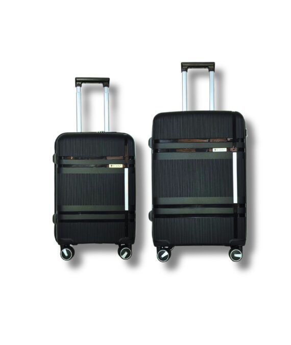 SET  DE 2 MALETAS 20″ y 24″ MCCARTHY  MODELO BERRY-2 NEGRO