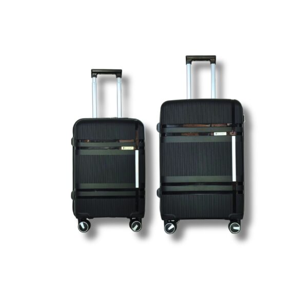 SET  DE 2 MALETAS 20" y 24" MCCARTHY  MODELO BERRY-2 NEGRO