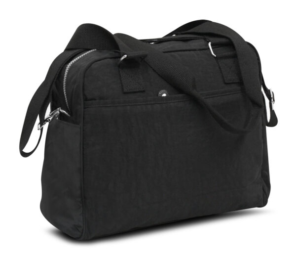 MALETÍN DEPORTIVO CRINKLE NYLON  CHICO MCCARTHY  MODELO ML20-01 NEGRO - Imagen 5
