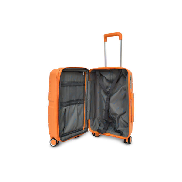 MALETA VERTICAL DE 20" MCCARTHY  MODELO FORTE-3/20" NARANJA FABRICADA EN POLIPROPILENO - Imagen 5