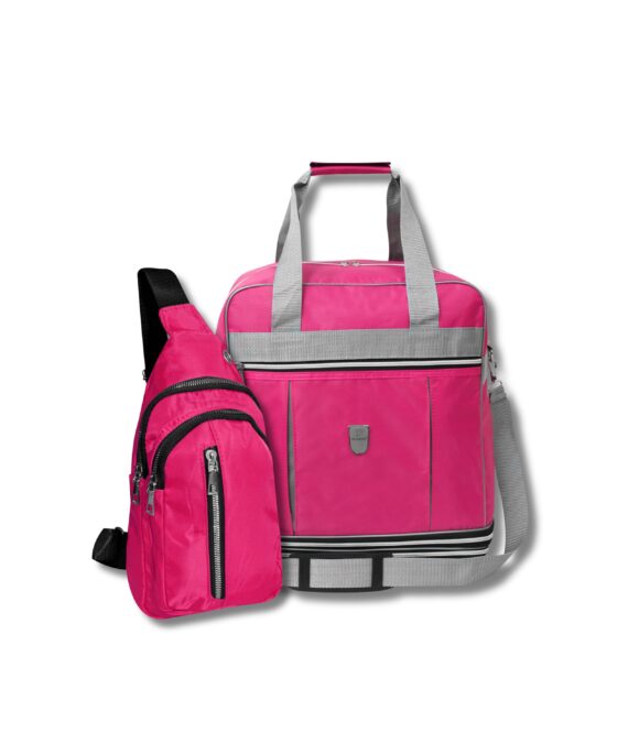 COMBO DE VIAJE MCCARTHY  MODELO COMBO EXPANDIBLE-24 FUCSIA