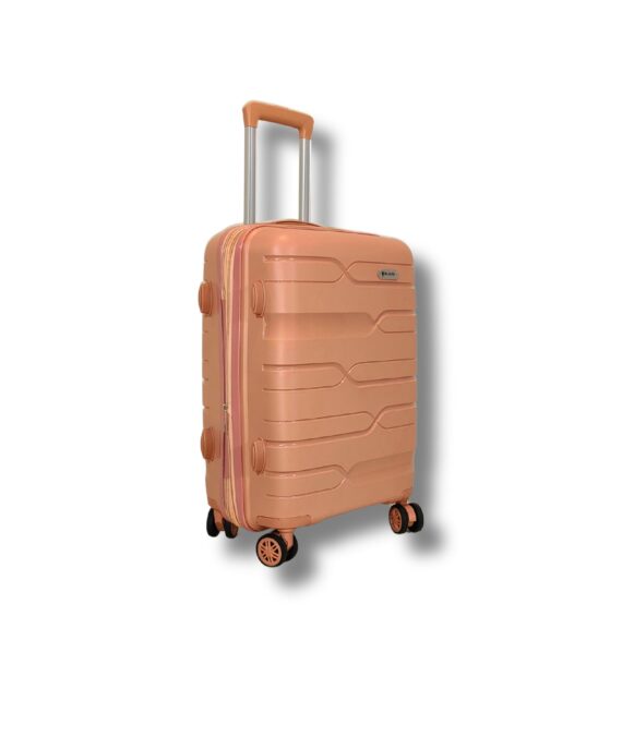 MALETA VERTICAL DE 20″ MCCARTHY  MODELO GALAXY-20 ROSA FABRICADA EN POLIPROPILENO