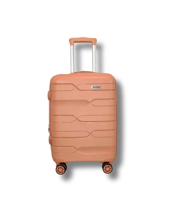 MALETA VERTICAL DE 20" MCCARTHY  MODELO GALAXY-20 ROSA FABRICADA EN POLIPROPILENO